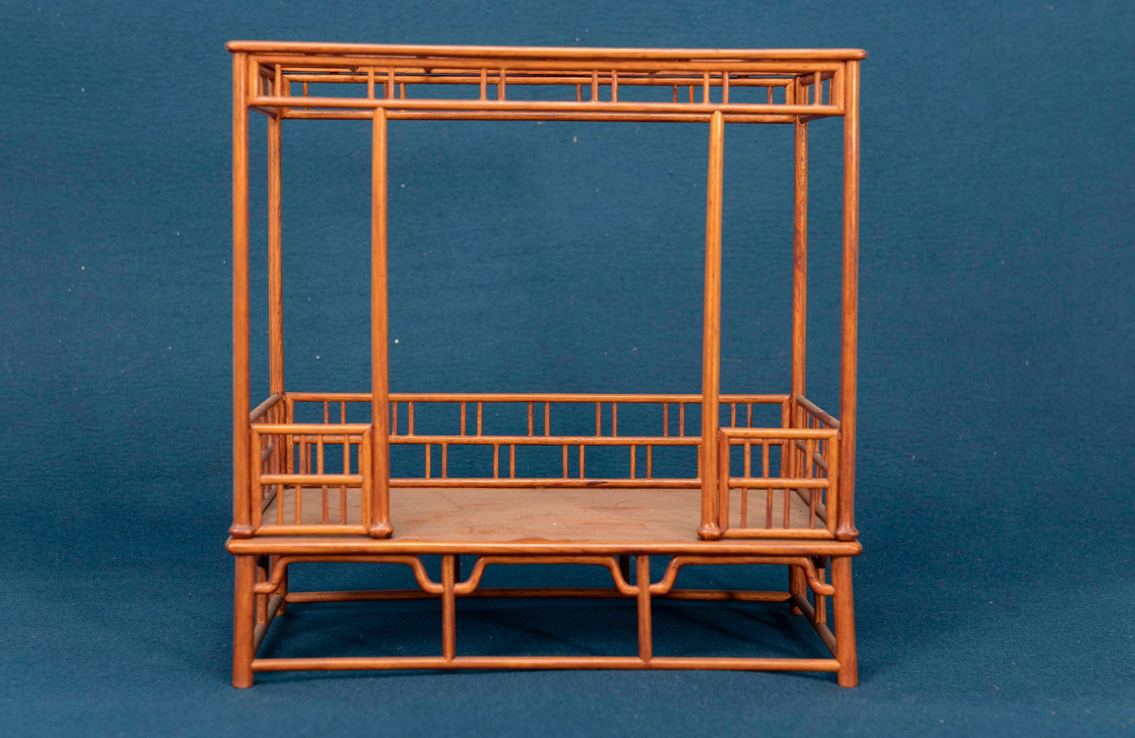 A Chinese Wooden Stand: H:30.1cm