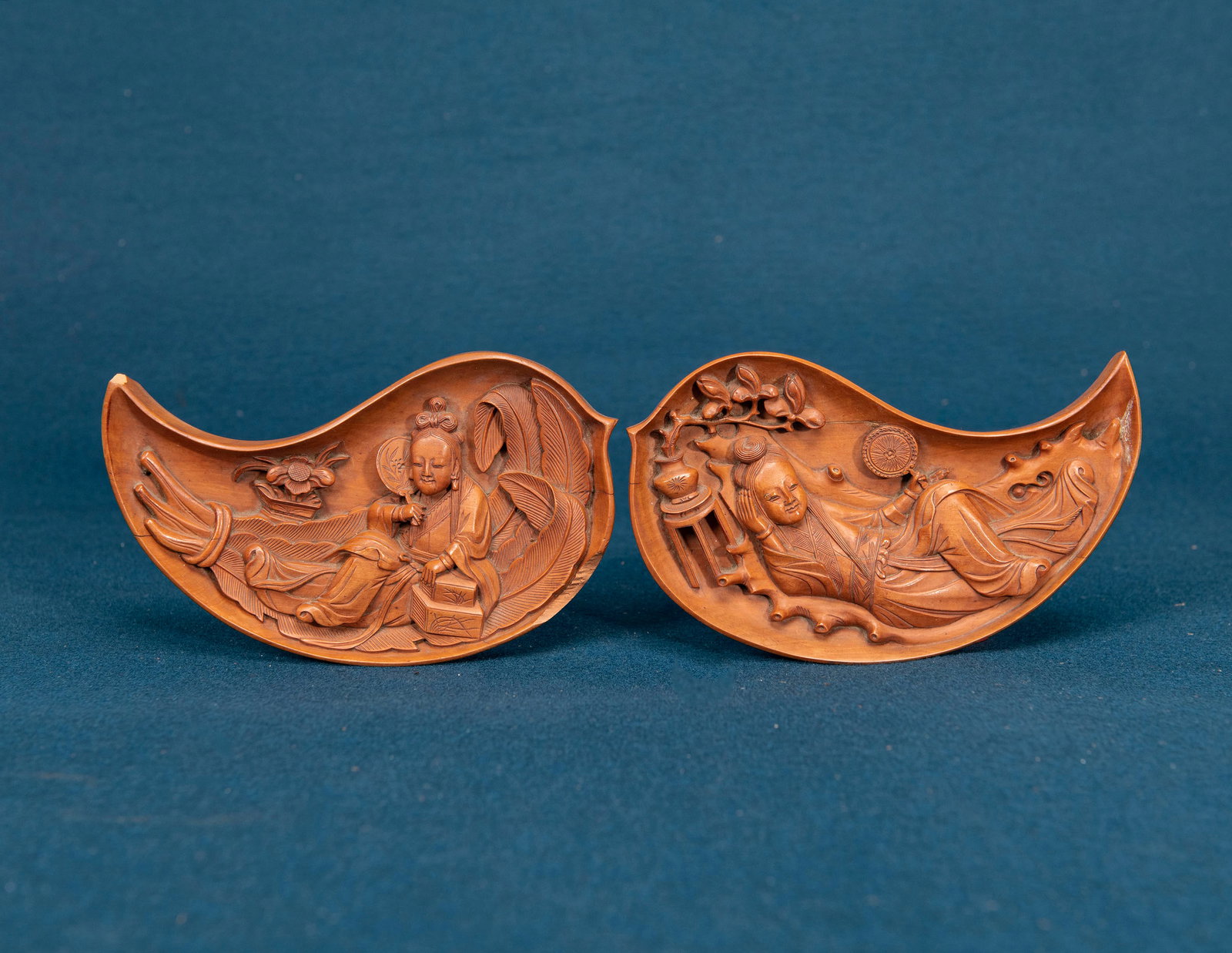 A Pair of Chinese Wooden Accessory (1 of 5)
