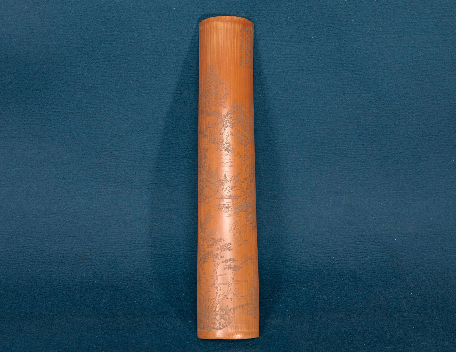 A Chinese Bamboo Carved Wrist Rest (1 of 5)