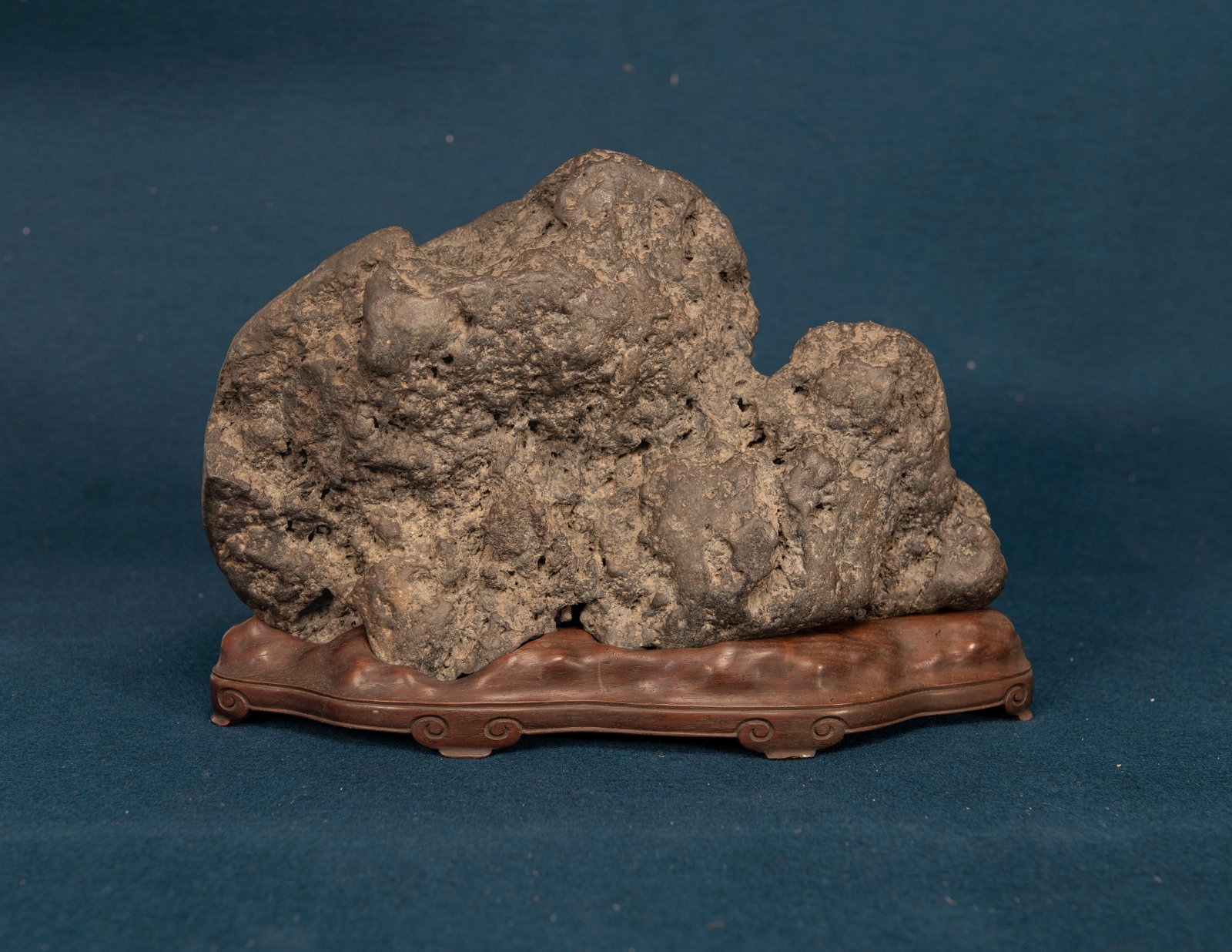 A Chinese Lingbi Scholar's Rock: H:20cm