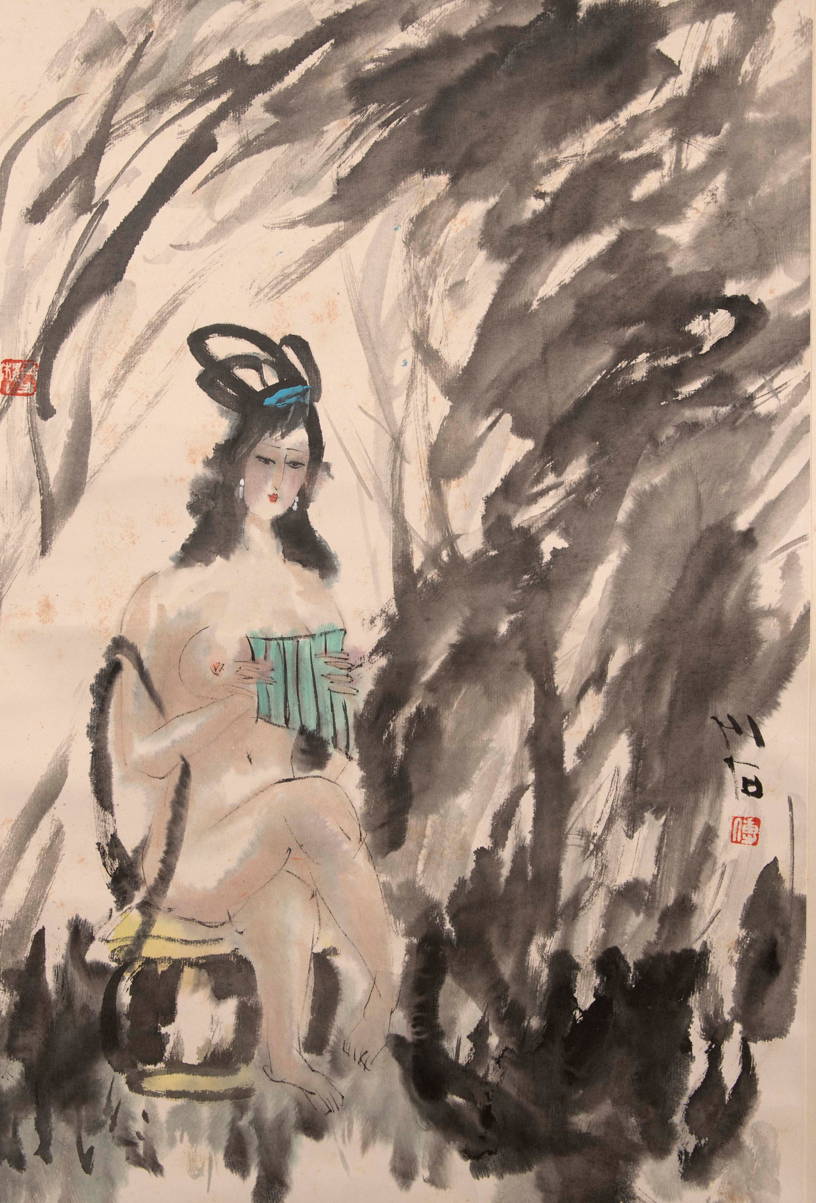 Fu Xiaoshi, A Chinese Painting (1 of 5)