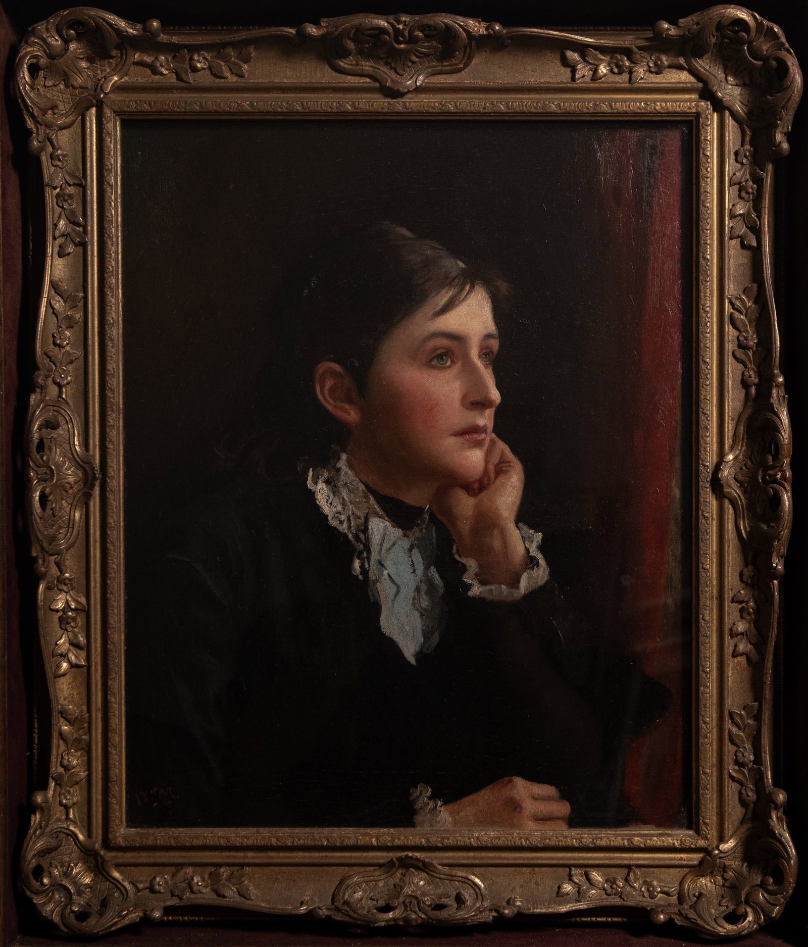A Portrait Painting: 72x62cm