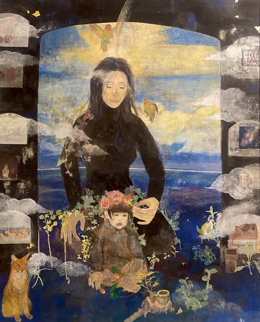 Miwako Awazu (Miwako Watanabe), Untitled: 163.6*131.6cm