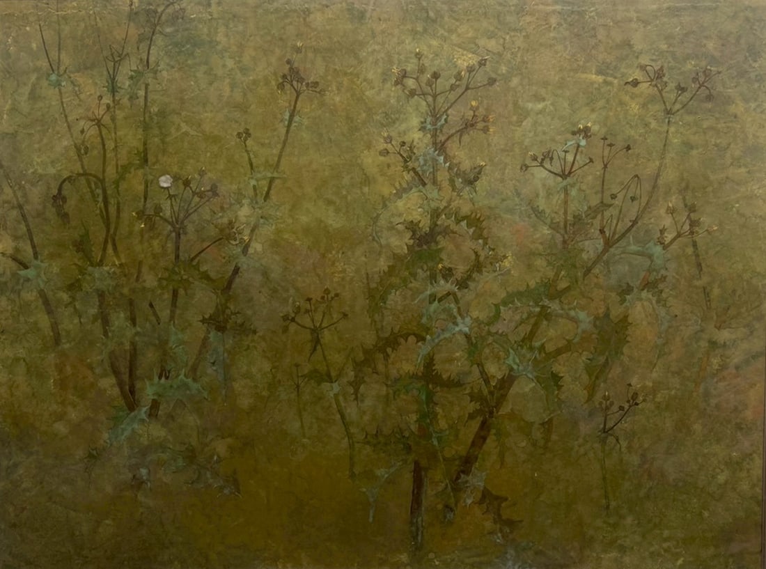 Miwako Awazu (Miwako Watanabe), "Jaku" (The Serenity / Wabi): 99.3*132.7cm