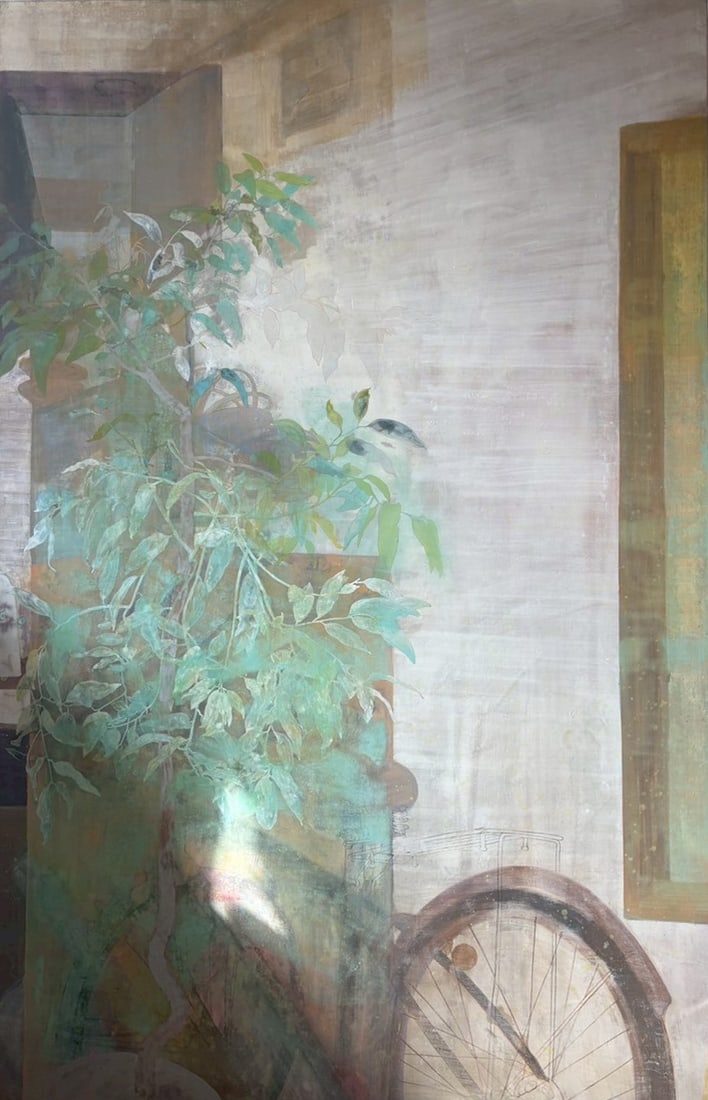 Miwako Awazu (Miwako Watanabe), Untitled: 182.3*115.6cm