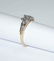 DECO 14KT YELLOW AND WHITE GOLD OLD MINER DIAMOND RING - 5
