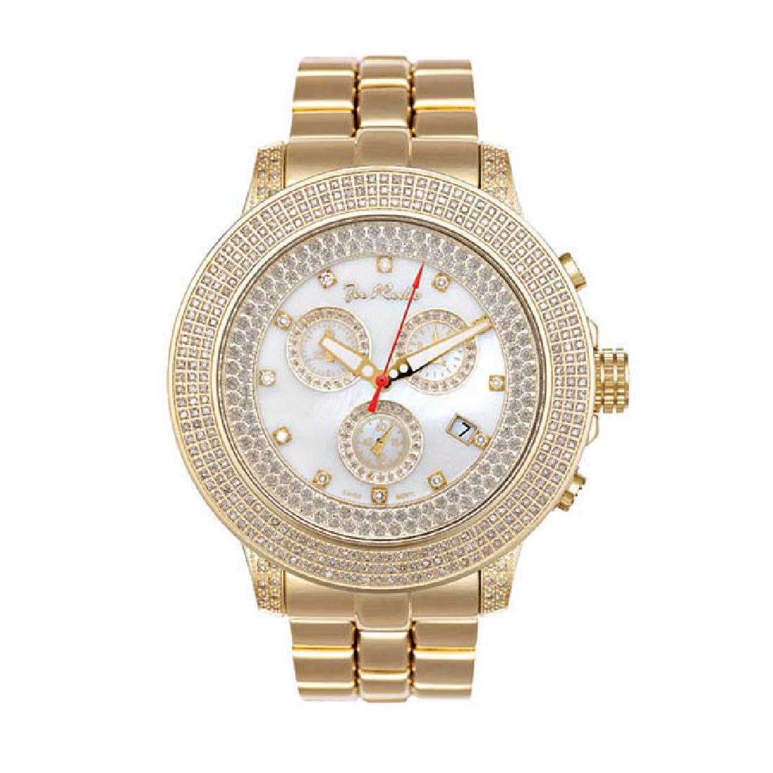 JOE RODEO PILOT JUMBO 3.15CT DIAMOND CHRONOGRAPH JRPL3 (1 of 4)