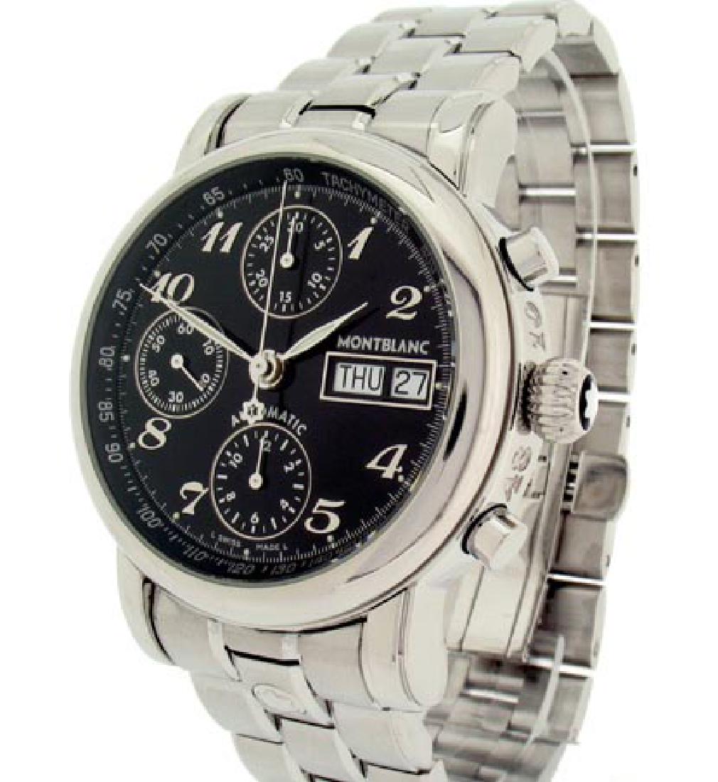 MONTBLANC CHRONOGRAPH AUTOMATIC 7016 CALENDAR DAY WATCH (1 of 8)