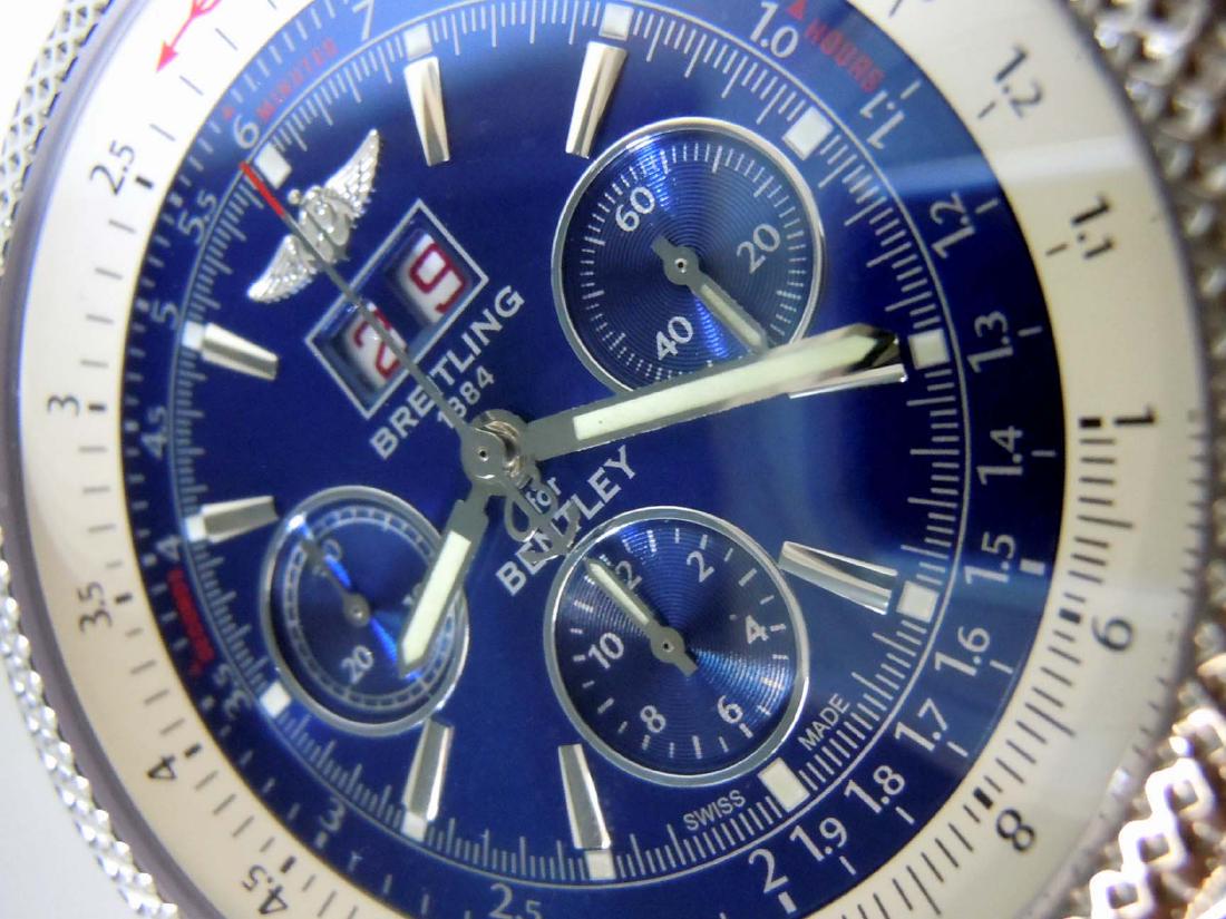 Breitling Bentley Motors Blue Dial Chronograph Watch