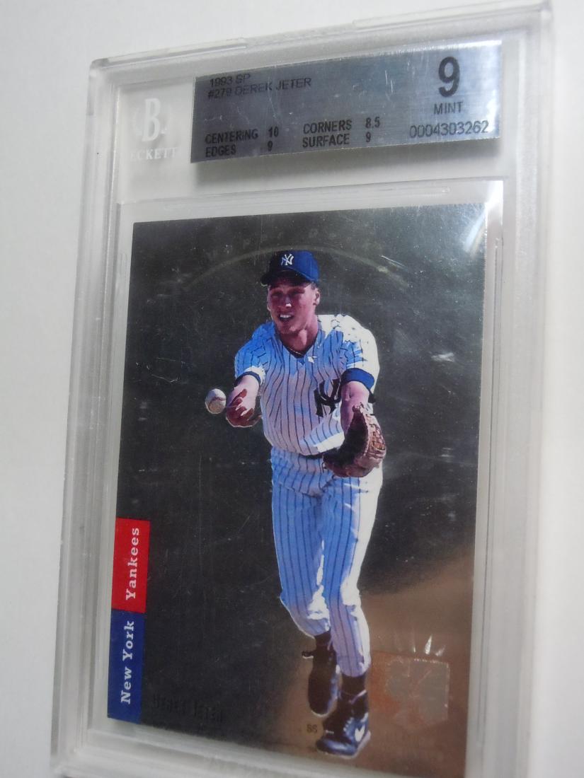 1993 SP #279 DEREK JETER ROOKIE CARD BECKETT MINT 9 (1 of 7)