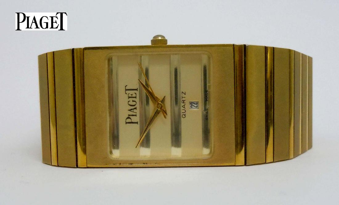 MENS PIAGET POLO CALENDAR SWISS QUARTZ DRESS WATCH An (1 of 7)