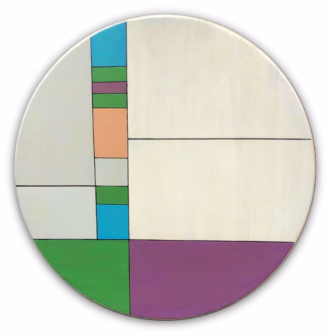 HENRYK STAZEWSKI ACRYLIC WOOD ABSTRACT COMPOSITION 1973 (1 of 9)