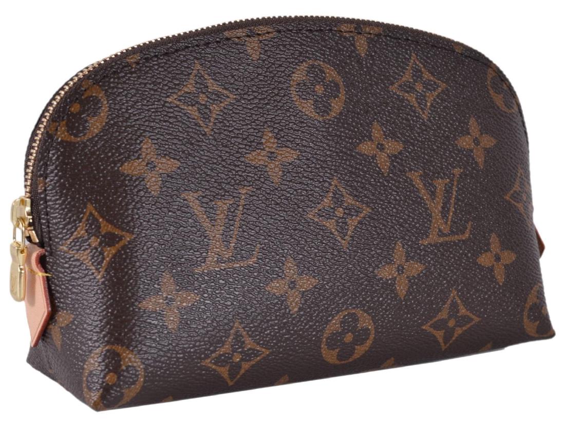 LOUIS VUITTON M47515 MONOGRAM MAKEUP COSMETIC BAG w BOX (1 of 10)