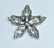 PLATINUM 2Ct. EURO CUT DIAMOND FLORAL PENDANT BROOCH A - 2