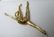 18KT GOLD BALLERINA DANCER BROOCH SATIN POLISHED FINISH - 8
