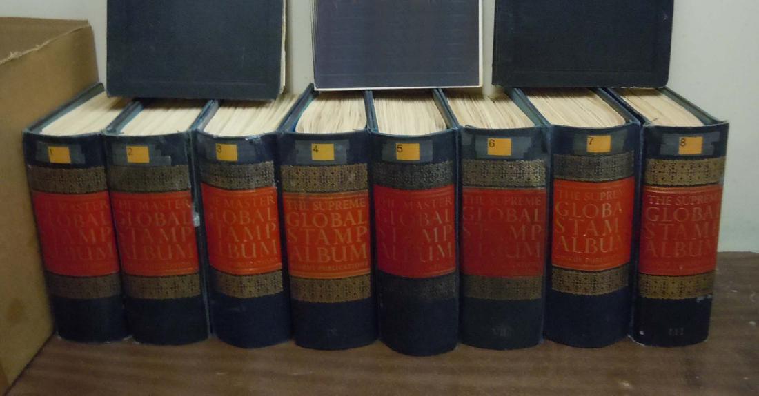 MINKUS GLOBAL STAMP ALBUM COLLECTION 8-VOL w/30,000+ (1 of 20)