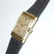 MEN'S 14KT GOLD VACHERON CONSTANTIN TANK DRESS WATCH; - 2