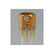 SIGNED MOSER ENAMELED 6 SIDED VASE: Applied gilt - 2