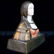 PETER TERESZCZUK BRONZE MARBLE FEMALE BUST SCULPTURE; - 2