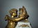 19C FRENCH BRONZE CHIMING MANTLE CLOCK ANGEL W/ ROOSTER - 5