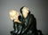 PETER TERESZCZUK AUSTRIAN BRONZE ONYX DANCING PIERROTS - 4