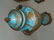 Pr FRENCH SEVRES STYLE PORCELAIN VASES IN CELESTE BLUE - 7