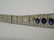 ART DECO 10.76CT 18KT GOLD DIAMOND SAPPHIRE BRACELET - 8
