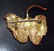 CLAUDE LALANNE GALVANISED COPPER GINKGO LEAF BROOCH PIN - 4