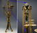 19C FRENCH EMPIRE GILT BRONZE 3 LIGHT CHERUB CANDELABRA - 3