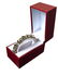 18KT GOLD WIDE OVAL n RIBBON LINK ITALIAN BRACELET 31g - 2