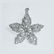 PLATINUM 2ct DIAMOND FLORAL FLOWER PENDANT BROOCH A