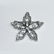 PLATINUM 2ct DIAMOND FLORAL FLOWER PENDANT BROOCH A - 2