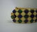 CINER PEACOCK BLUE GREEN WHITE DIAMOND PATTERN BRACELET - 2
