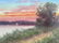 C MYRON CLARK WATERCOLOR PAINTING MOUNTAINS SUNSET - 2