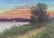 C MYRON CLARK WATERCOLOR PAINTING MOUNTAINS SUNSET - 5