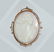 14K GOLD VICTORIAN ANGEL SKIN PINK CARVED CAMEO GIRL
