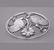 GEORG JENSEN MOONLIGHT BLOSSOM 283 BUTTERFLY BROOCH 925 - 2