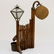 ARTS & CRAFTS BULL DOG FENCE SHAVING SUITE SCULPTURE - 4