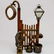 ARTS & CRAFTS BULL DOG FENCE SHAVING SUITE SCULPTURE - 5