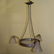 MULLER FRERES LUNEVILLE CHANDELIER FRENCH GLASS FIXTURE; - 3