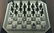 SWAROVSKI SILVER CRYSTAL CHESS SET With BOX, The set - 12