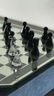 SWAROVSKI SILVER CRYSTAL CHESS SET With BOX, The set - 9