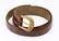 JUDITH RIPKA 18Kt DIAMOND PERIDOT ITALIAN LEATHER BELT - 2