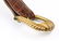 JUDITH RIPKA 18Kt DIAMOND PERIDOT ITALIAN LEATHER BELT - 5