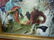 TONI ARON ICE SKATING WINTER FIGURES DOG OIL PAINTING - 6