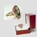 14KT PINK ROSE GOLD RUBY DIAMOND BOW TIE COCKTAIL RING - 3
