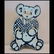 GRATEFUL DEAD TEDDY BEAR NIGHT LIGHT PIGEON EGG BLUE
