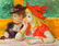 LADIES OF THE EVENING ROBERT PHILIPP 1971 OIL PAINTING - 2