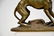 THOMAS GECHTER 19C FRENCH BRONZE DOG w/ HARE SCULPTURE - 3