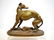 THOMAS GECHTER 19C FRENCH BRONZE DOG w/ HARE SCULPTURE - 5